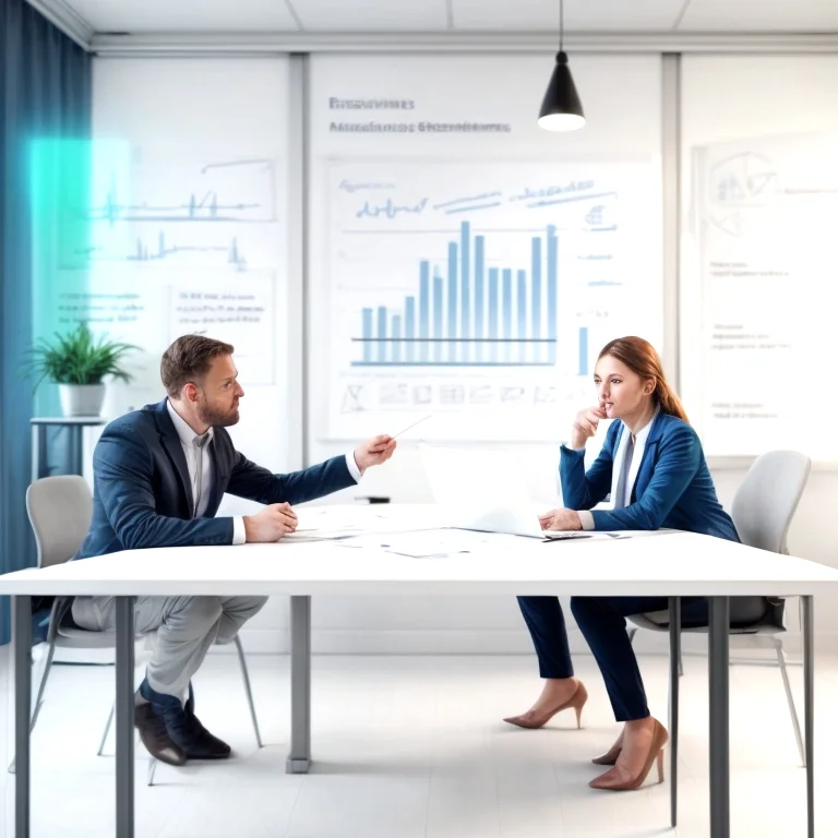 Team coaching session with strategy board